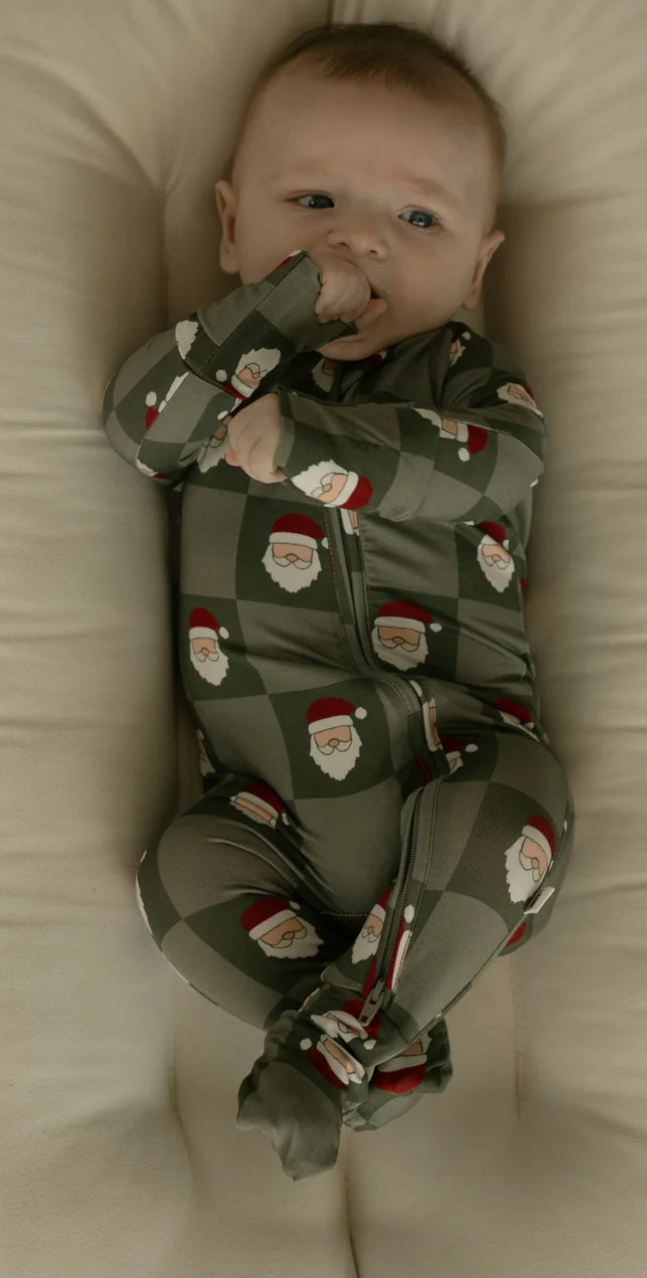Santa zip pjs