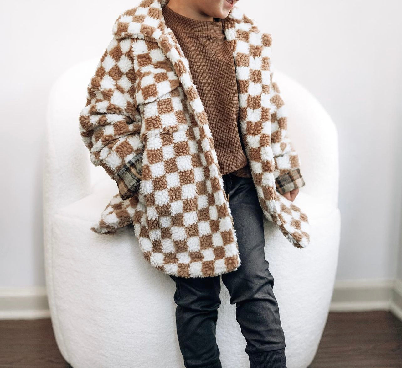 Checkered sherpa