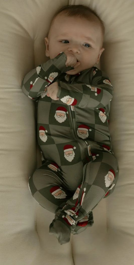 Santa zip pjs