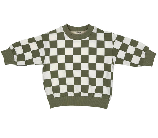 Spruce checkered crew