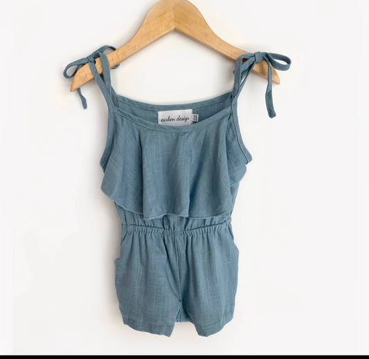 Liza tie up romper